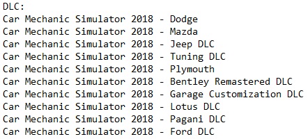 Car Mechanic Simulator 2017